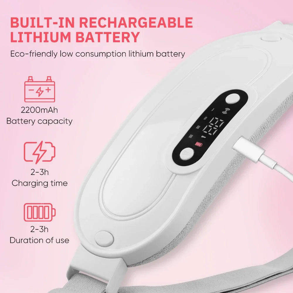 Menstrual Heating Pad Organic Period Pain Relief Device Heat Massage Belt