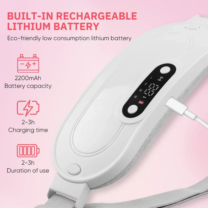 Menstrual Heating Pad Organic Period Pain Relief Device Heat Massage Belt