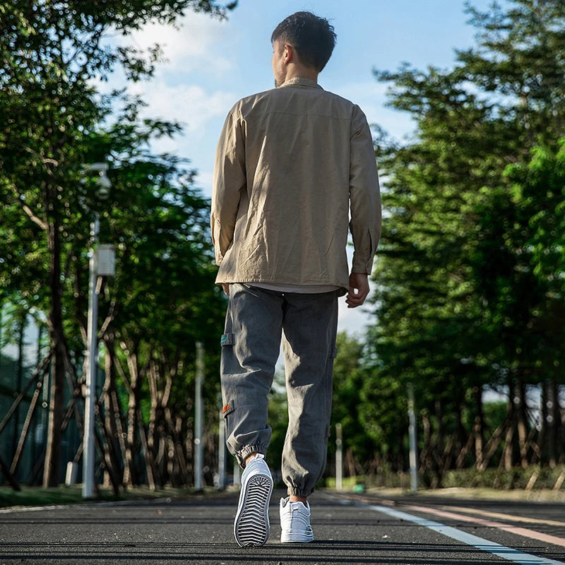 Men's Casual Sneakers Outdoor Flat Top High Top Men's Shoes Fashionable Comfortable Men's Shoes for Men Sneakes