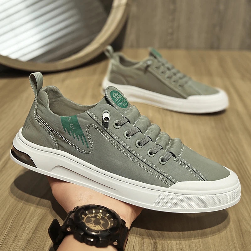 Men's Casual Sneakers 2025 New Arrival Fashionable Unisex Shoes Durable Anti-slip Thick-soled Elevator Comfortable Breathable On