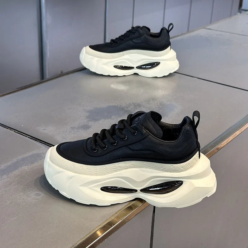 2025 Spring Men Trendy Brand Casual Sneakers Fashion Versatile Comfortable Platform Running Sport Shoes Outdoor Walking Footwear