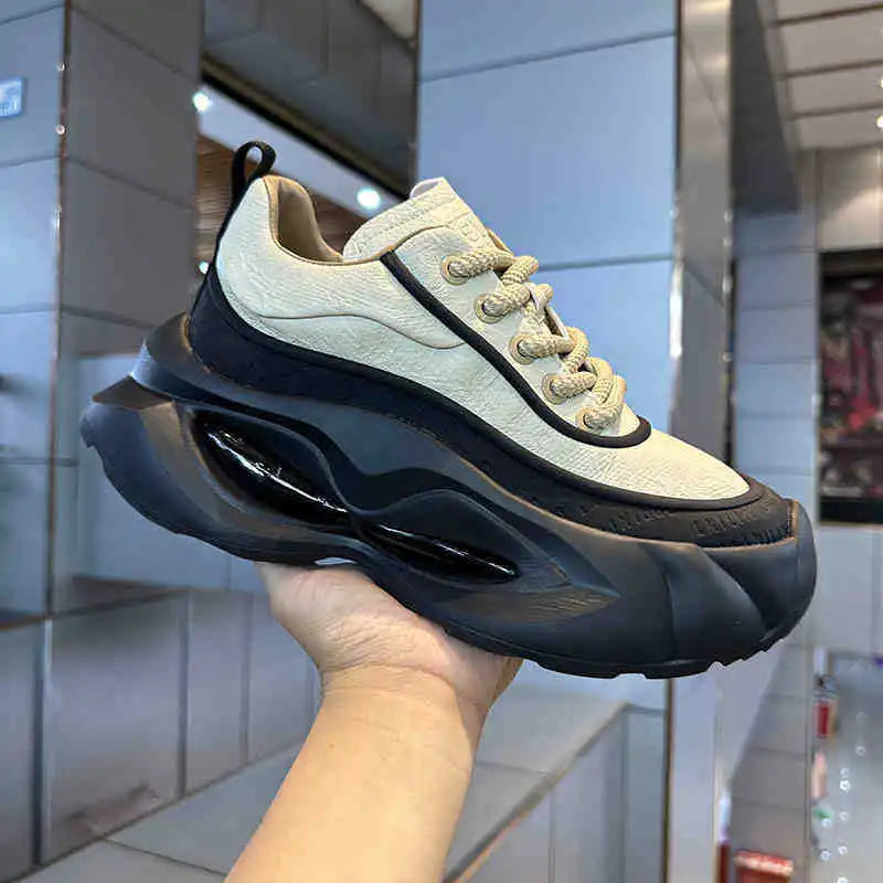 2025 Spring Men Trendy Brand Casual Sneakers Fashion Versatile Comfortable Platform Running Sport Shoes Outdoor Walking Footwear