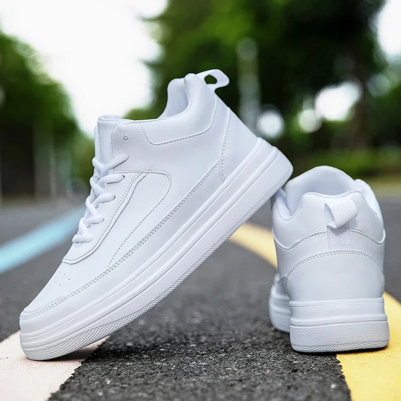 Men's Casual Sneakers Outdoor Flat Top High Top Men's Shoes Fashionable Comfortable Men's Shoes for Men Sneakes