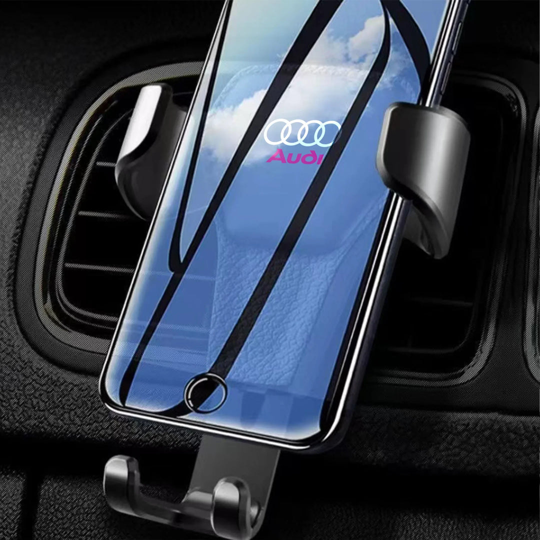 Car Emblem Mobile Phone Holder Stand Accessories For Audi Sline TT A3 A4 A5 A6 A7 A8 Q3 Q5 Q7 Q8 C7 C6 C5 B5 B6 B7 B8 B9 D3