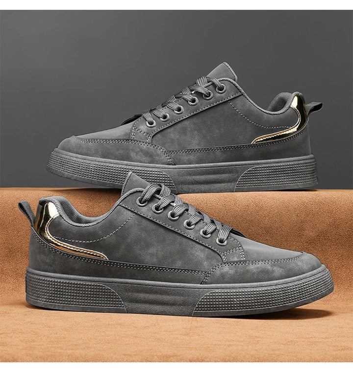 Fashion Brand Sneakers for Men Casual Shoes New Soft Comfortable Pu Leather Shoes Breathable Flats Shoes for Man tenis masculino