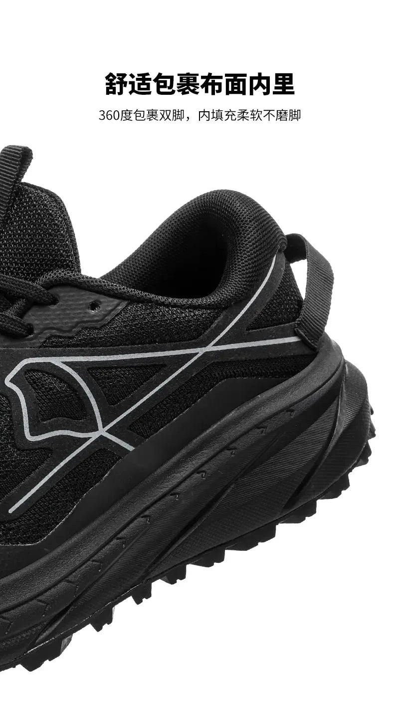 Casual Sneakers Men Comfortable Breathable Soft Flat Low-top Casual Shoes Men Anti-slip Lace-up Outdoor Hiking Shoes Men