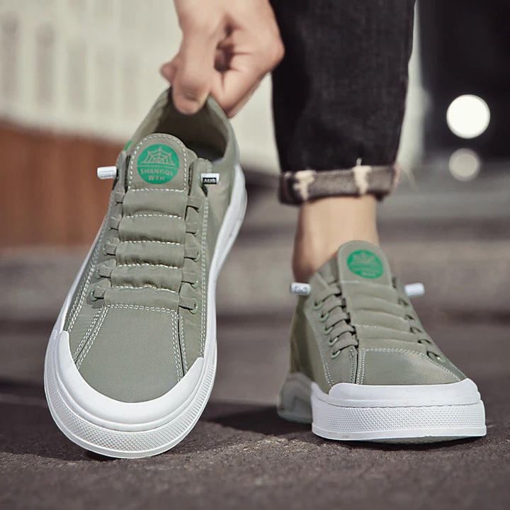 Men's Casual Sneakers 2025 New Arrival Fashionable Unisex Shoes Durable Anti-slip Thick-soled Elevator Comfortable Breathable On