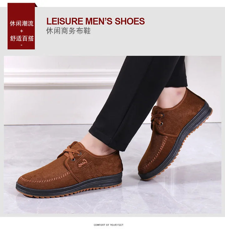 Men Casual Shoes Breathable Loafers Sneakers 2023 New Fashion Comfortable Flat Handmade Retro Leisure Loafers Shoes Men Shoes