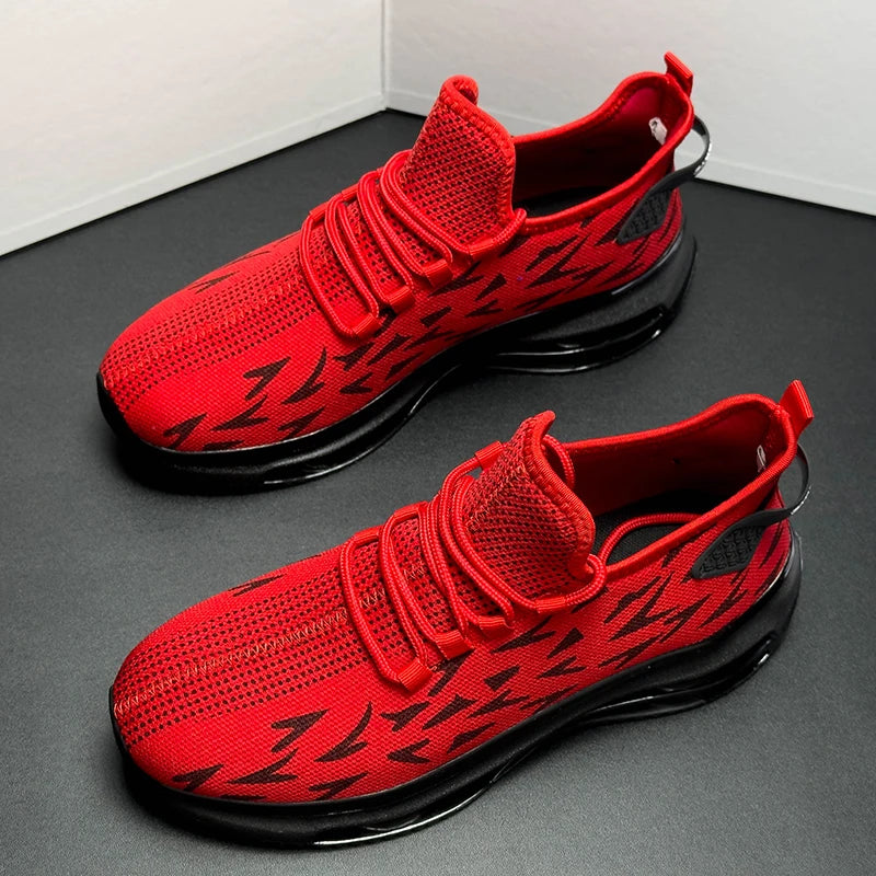 Men's sneakers new casual four season fashion thick sole anti slip versatile outdoor comfortable breathable casual sports shoes