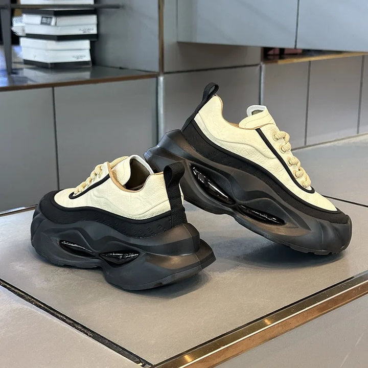 2025 Spring Men Trendy Brand Casual Sneakers Fashion Versatile Comfortable Platform Running Sport Shoes Outdoor Walking Footwear