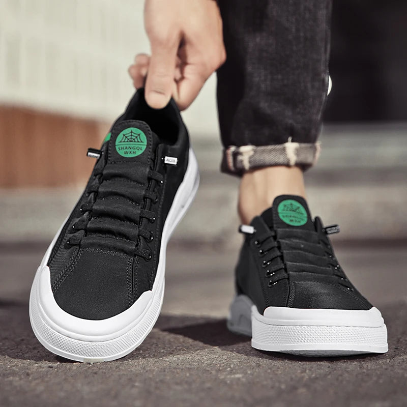 Men's Casual Sneakers 2025 New Arrival Fashionable Unisex Shoes Durable Anti-slip Thick-soled Elevator Comfortable Breathable On