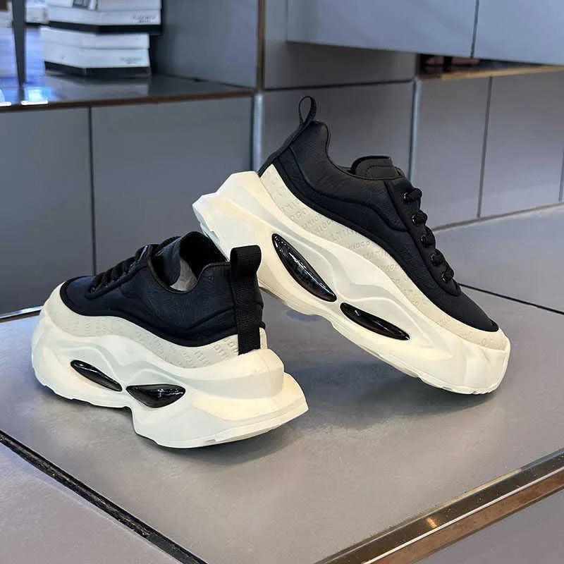 2025 Spring Men Trendy Brand Casual Sneakers Fashion Versatile Comfortable Platform Running Sport Shoes Outdoor Walking Footwear