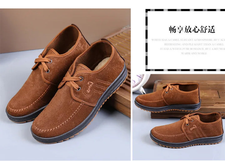 Men Casual Shoes Breathable Loafers Sneakers 2023 New Fashion Comfortable Flat Handmade Retro Leisure Loafers Shoes Men Shoes