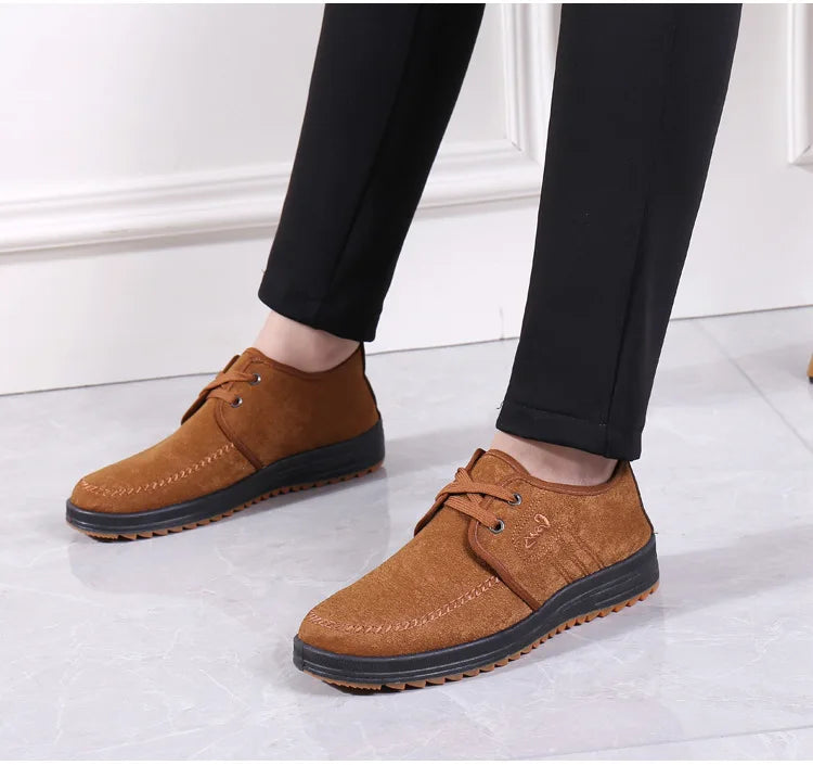 Men Casual Shoes Breathable Loafers Sneakers 2023 New Fashion Comfortable Flat Handmade Retro Leisure Loafers Shoes Men Shoes