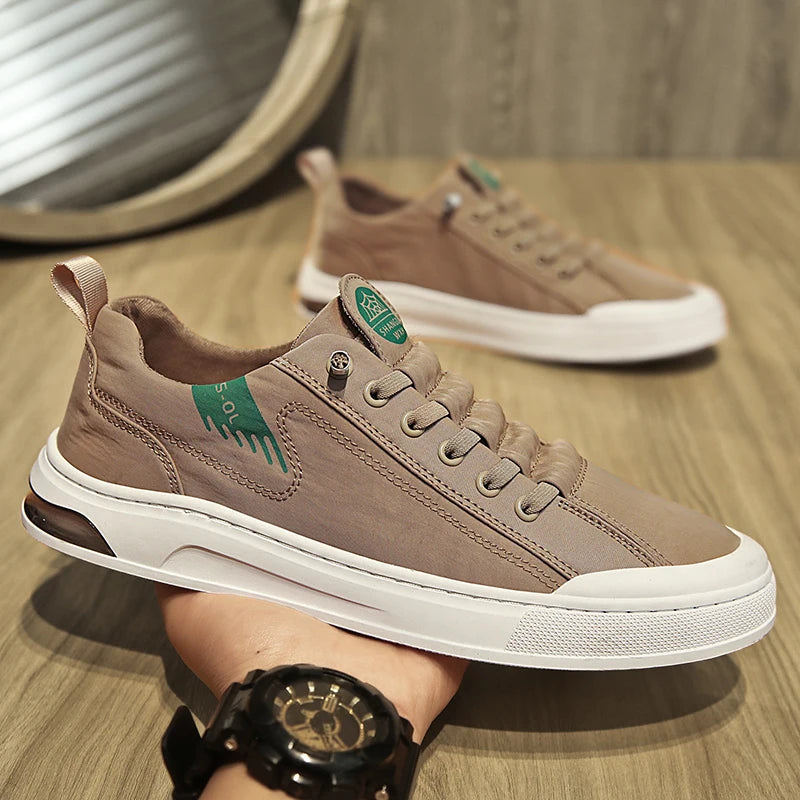 Men's Casual Sneakers 2025 New Arrival Fashionable Unisex Shoes Durable Anti-slip Thick-soled Elevator Comfortable Breathable On