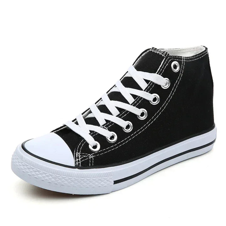 New Classic High Top Comfortable Sports Flat Walking Comfortable Sneakers Fashion Breathable Vulcanized Leisure Canvas