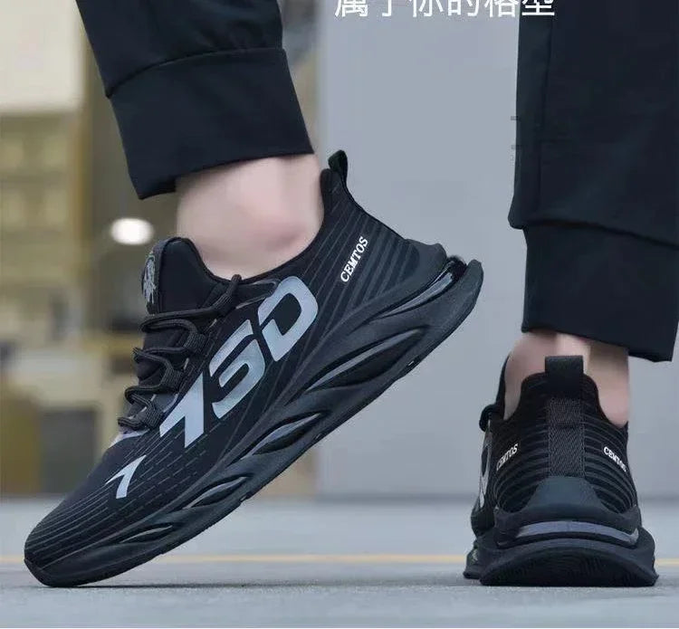 2025 Casual Sneakers for Men Slip on New Fashion Breathable Running Shoes Outdoor Gym Sports Shoes Walking Training Tennis Shoes