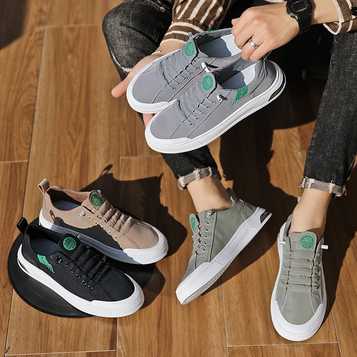 Men's Casual Sneakers 2025 New Arrival Fashionable Unisex Shoes Durable Anti-slip Thick-soled Elevator Comfortable Breathable On