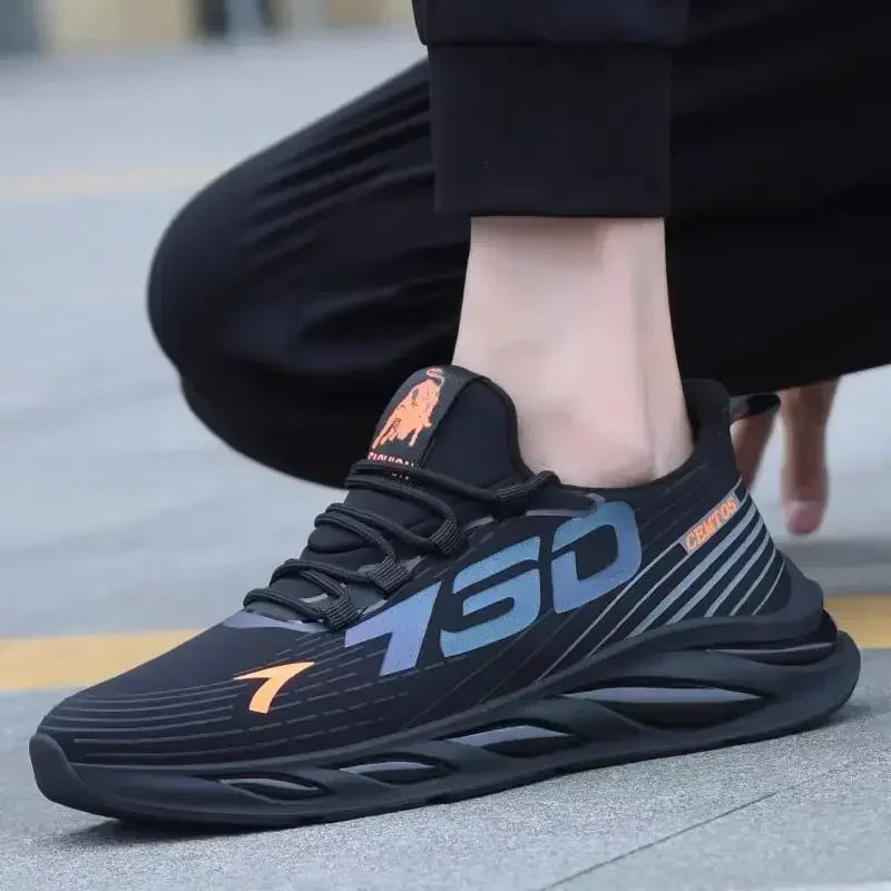 2025 Casual Sneakers for Men Slip on New Fashion Breathable Running Shoes Outdoor Gym Sports Shoes Walking Training Tennis Shoes