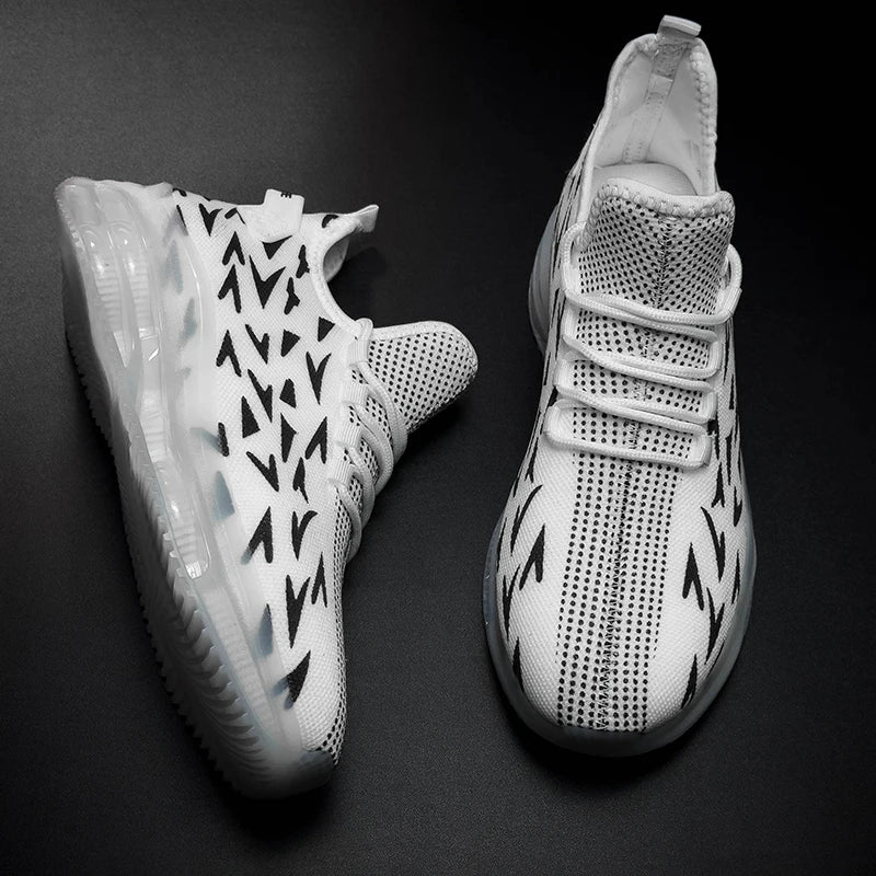 Men's sneakers new casual four season fashion thick sole anti slip versatile outdoor comfortable breathable casual sports shoes