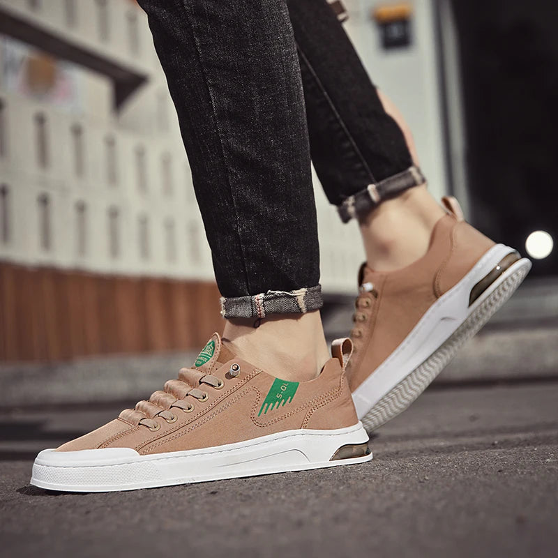 Men's Casual Sneakers 2025 New Arrival Fashionable Unisex Shoes Durable Anti-slip Thick-soled Elevator Comfortable Breathable On