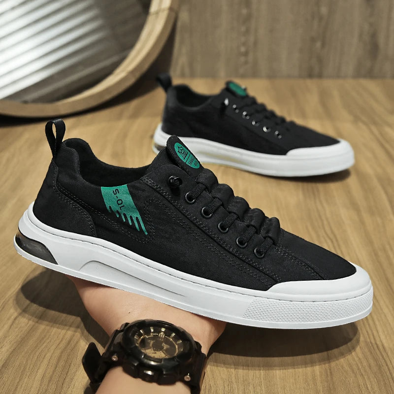 Men's Casual Sneakers 2025 New Arrival Fashionable Unisex Shoes Durable Anti-slip Thick-soled Elevator Comfortable Breathable On