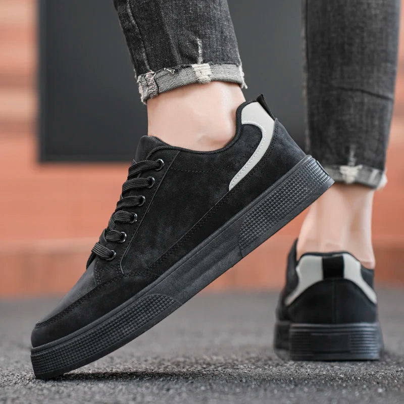 Fashion Brand Sneakers for Men Casual Shoes New Soft Comfortable Pu Leather Shoes Breathable Flats Shoes for Man tenis masculino