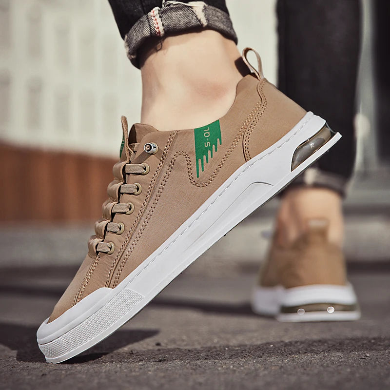 Men's Casual Sneakers 2025 New Arrival Fashionable Unisex Shoes Durable Anti-slip Thick-soled Elevator Comfortable Breathable On