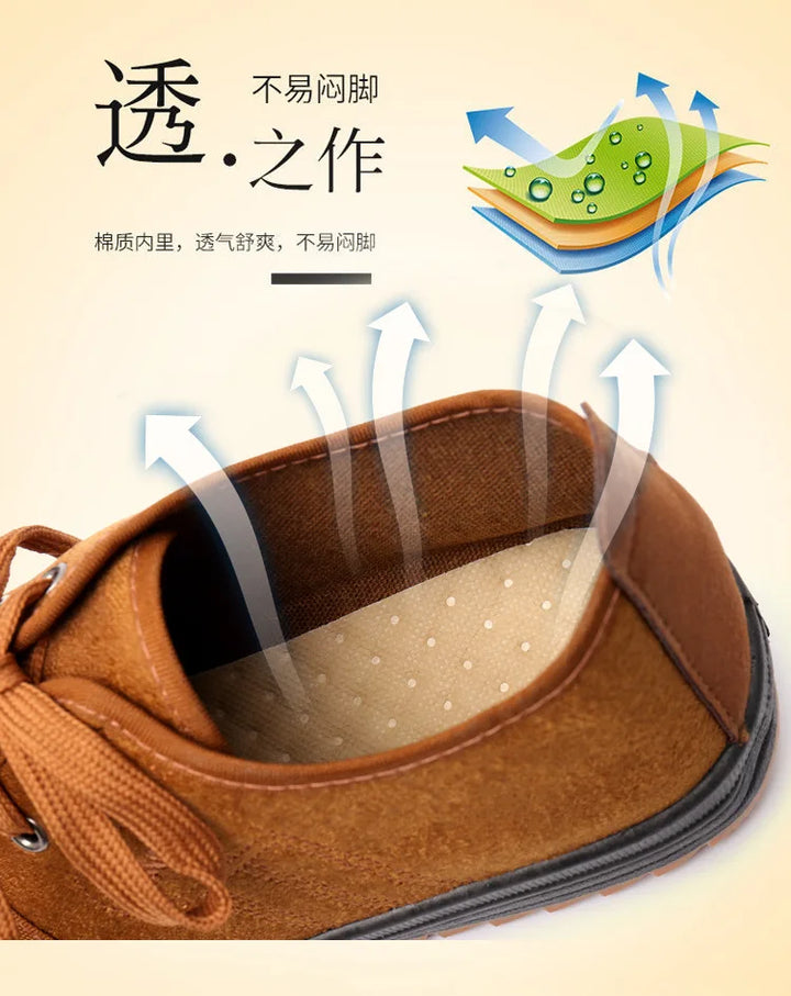 Men Casual Shoes Breathable Loafers Sneakers 2023 New Fashion Comfortable Flat Handmade Retro Leisure Loafers Shoes Men Shoes