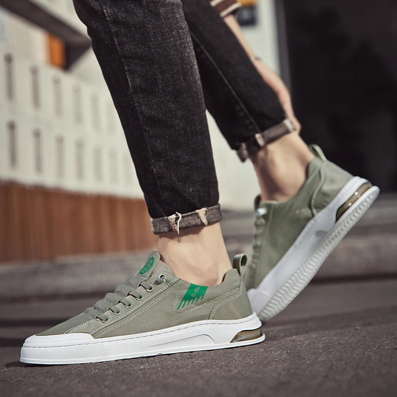 Men's Casual Sneakers 2025 New Arrival Fashionable Unisex Shoes Durable Anti-slip Thick-soled Elevator Comfortable Breathable On