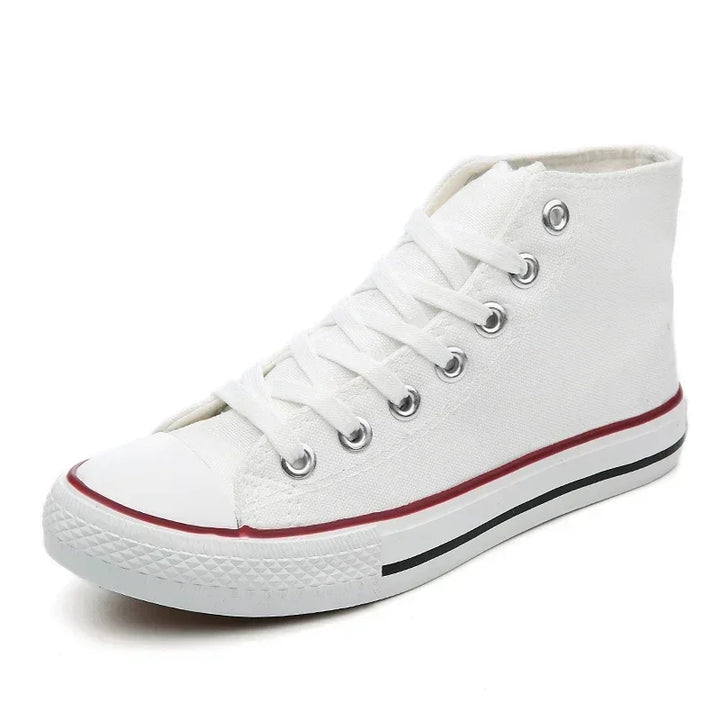 New Classic High Top Comfortable Sports Flat Walking Comfortable Sneakers Fashion Breathable Vulcanized Leisure Canvas